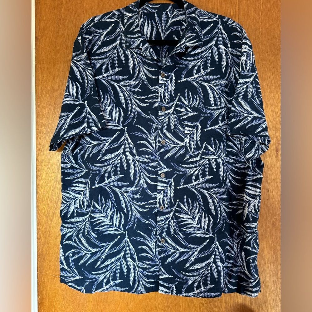 Mens Button Down Print Shirt